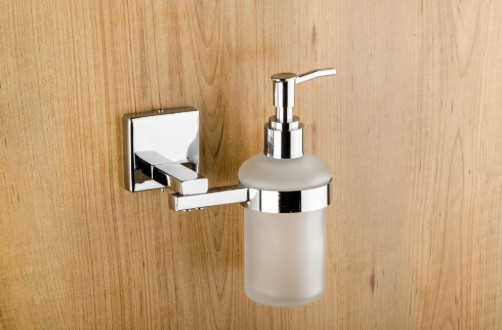 Falcon FC-409 Liquid Soap Holder Bathroom Accessory for Home, Hotel and Apartment Washrooms, Elegant and Practical Holder for Clean Everyday Use, Bathroom Organization and Decor